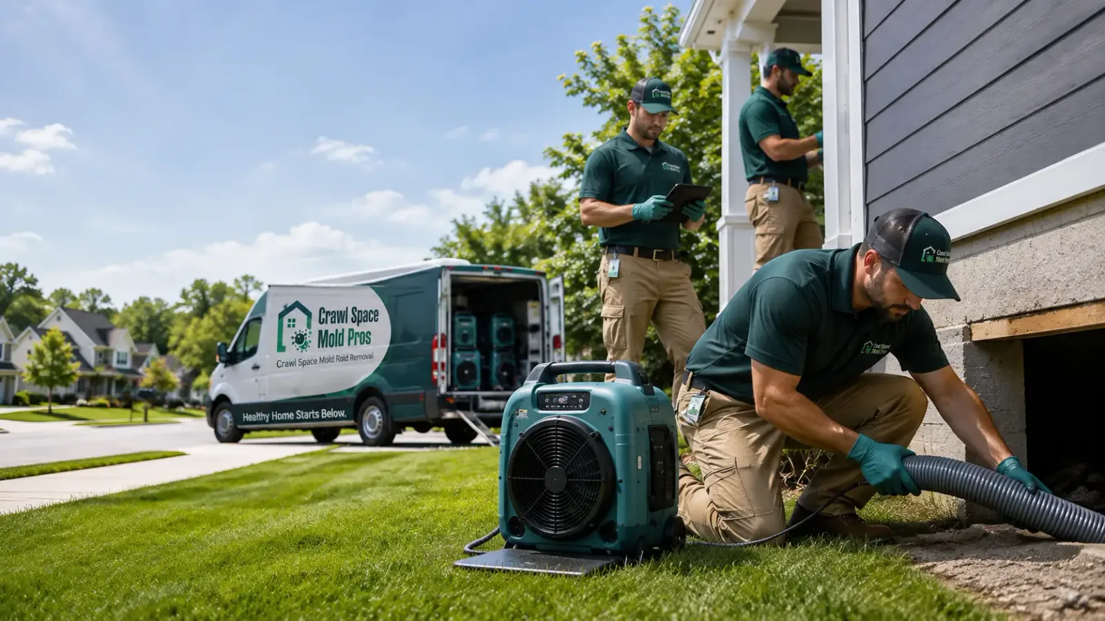 Crawl Space Mold Removal in San Luis, CO